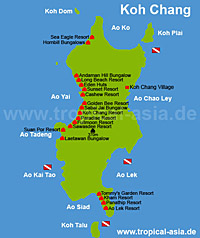 Koh Chang Ranong Karte